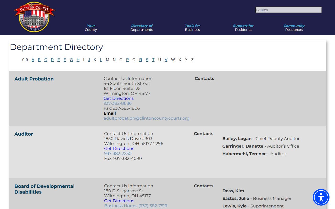 Clinton County Archives historical deed records