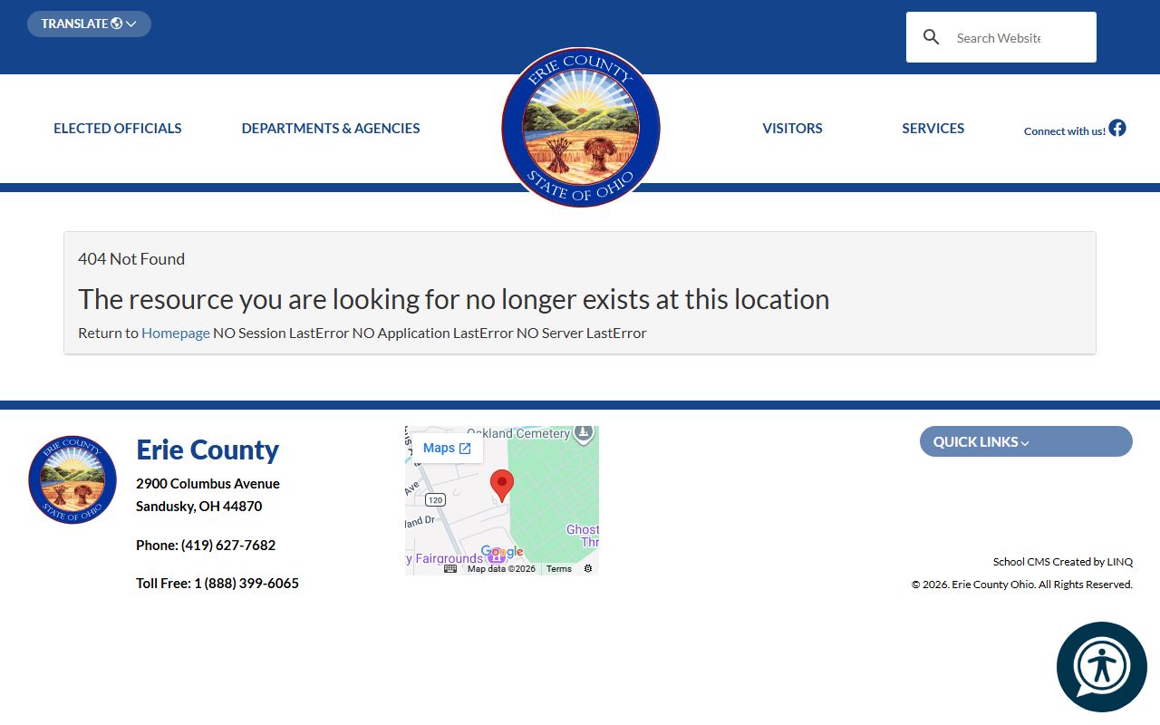 Erie County Auditor property search for deed records