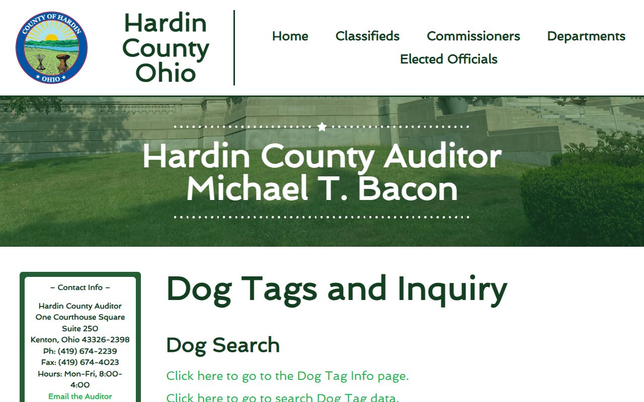 Hardin County Auditor property search for deed records