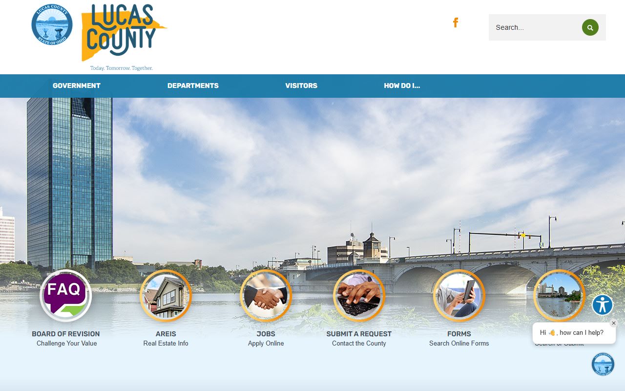 Lucas County main portal for deed records and property search