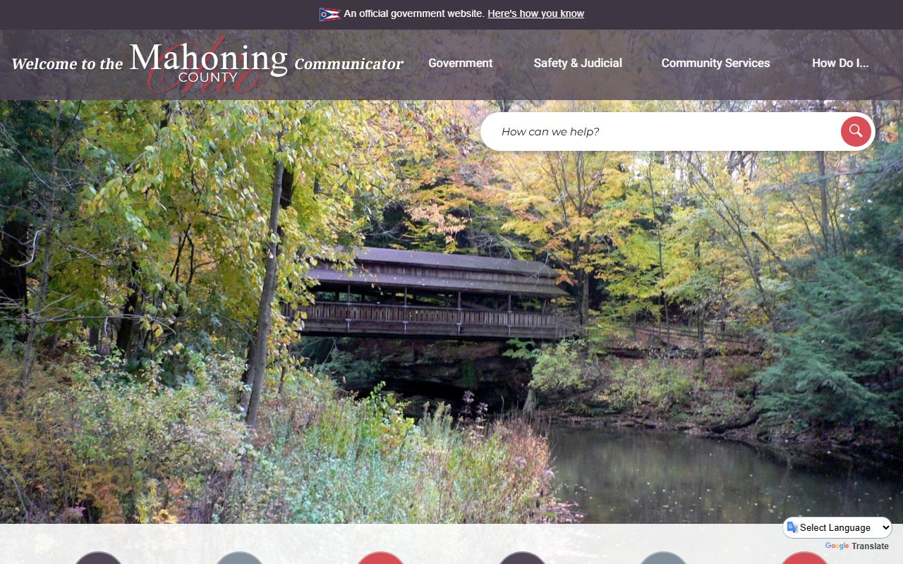 Mahoning County government portal for property and deed records