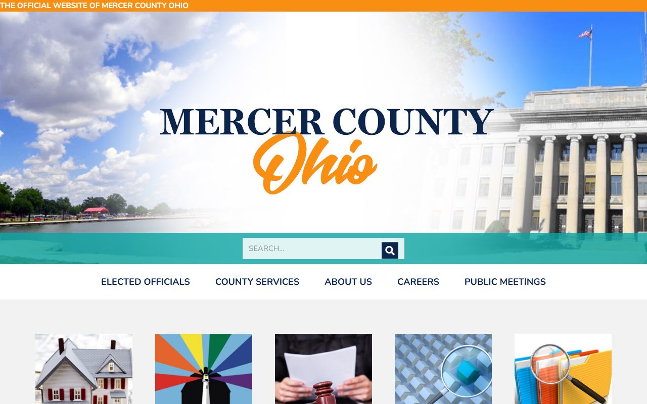 Mercer County government portal for deed records information