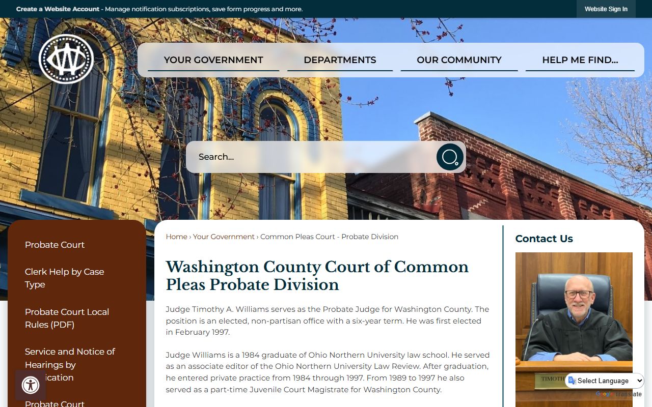 Washington County Auditor property search for deed research